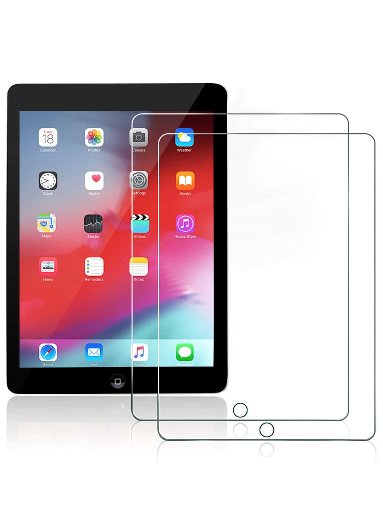 2pcs HD Tempered Glass Screen Protector Compatible With IPad / IPad Air/Pro/ Mini/1/2/3/4/5/6/7/8/9/10//Th Gen/8 Inch /9.7 Inch/10.2 Inch/10.5 Inch/10.9 Inch/11 Inch/12.9inch /2016-2022/IPad Air 2024/IPad Pro 2024 Gift For Birthday, Family, Friends Pad Screen Protector, Pad Accessories