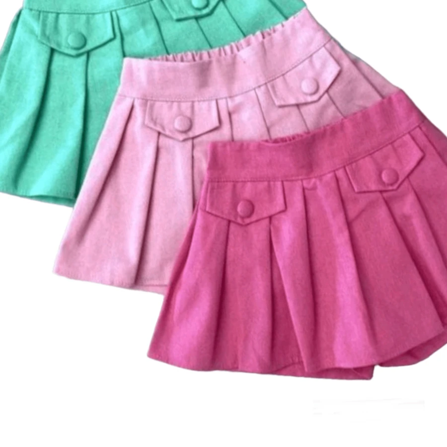 shorts saia infantil menina