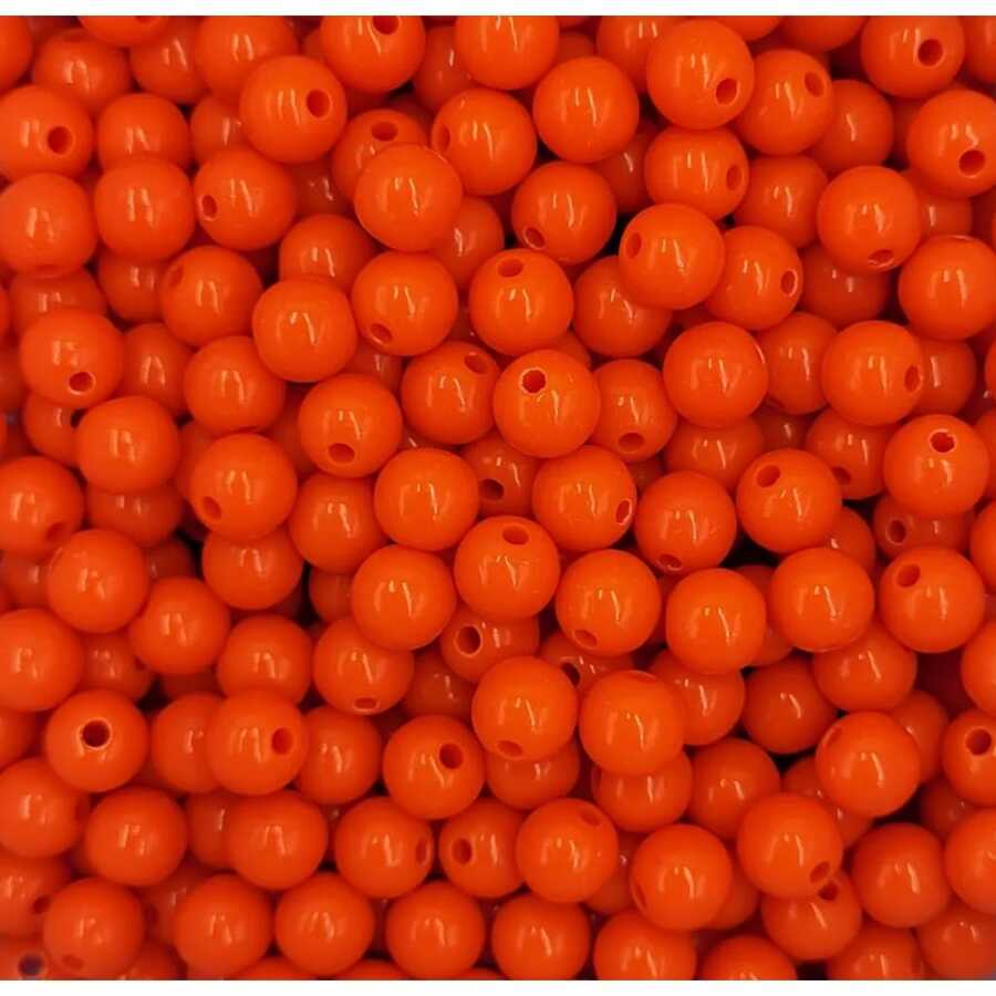 40 Gramas ( aproximadamente 120 unidades) 8mm miçanga bola leitosa.