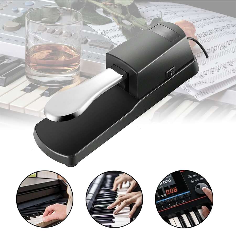 Pedal Sustain De 6.5mm Universal Para Piano Y Teclados Midi