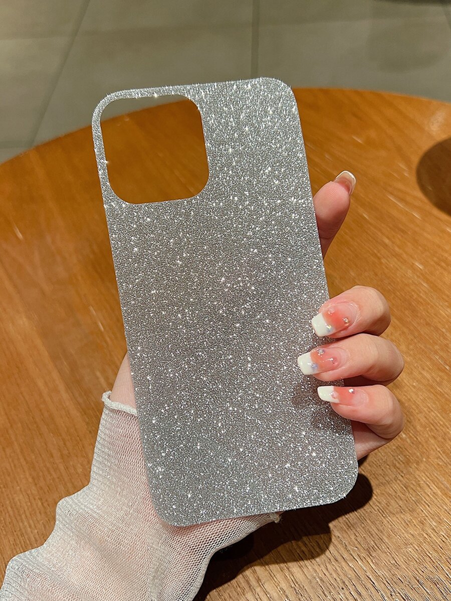 1 pièce Étui de téléphone pailleté et éclatant avec porte-carte transparent compatible avec iPhone 16 15 14 13 12 11 XS XR X 7 8 Plus Pro Max