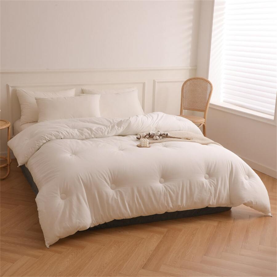 1 Pièce Noyau De Couette En Polyester Chaud Et Doux Pour La Peau Pour L'hiver, Adapté Aux Quatre Saisons