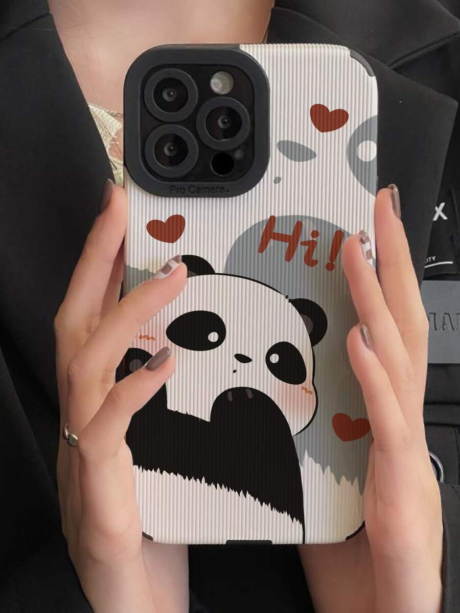 Cartoon Panda Pattern Phone Case