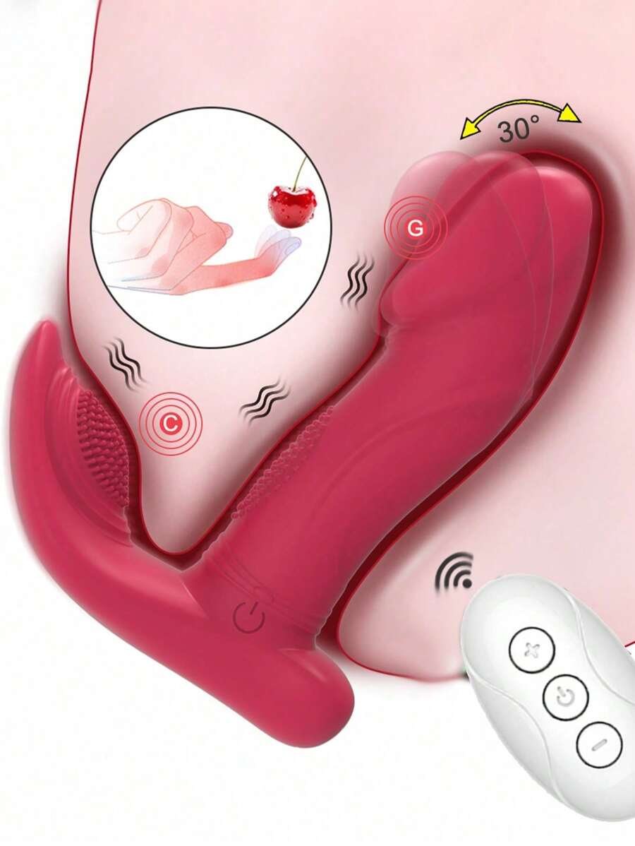 Vibrador portátil para mujer: Consoladores portátiles, Vibradores de clítoris y punto G, Estimulador versátil, Vibradores potentes, Vibrador silencioso con mando a distancia resistente al agua, Consoladores y vibradores para momentos íntimos y placenteros