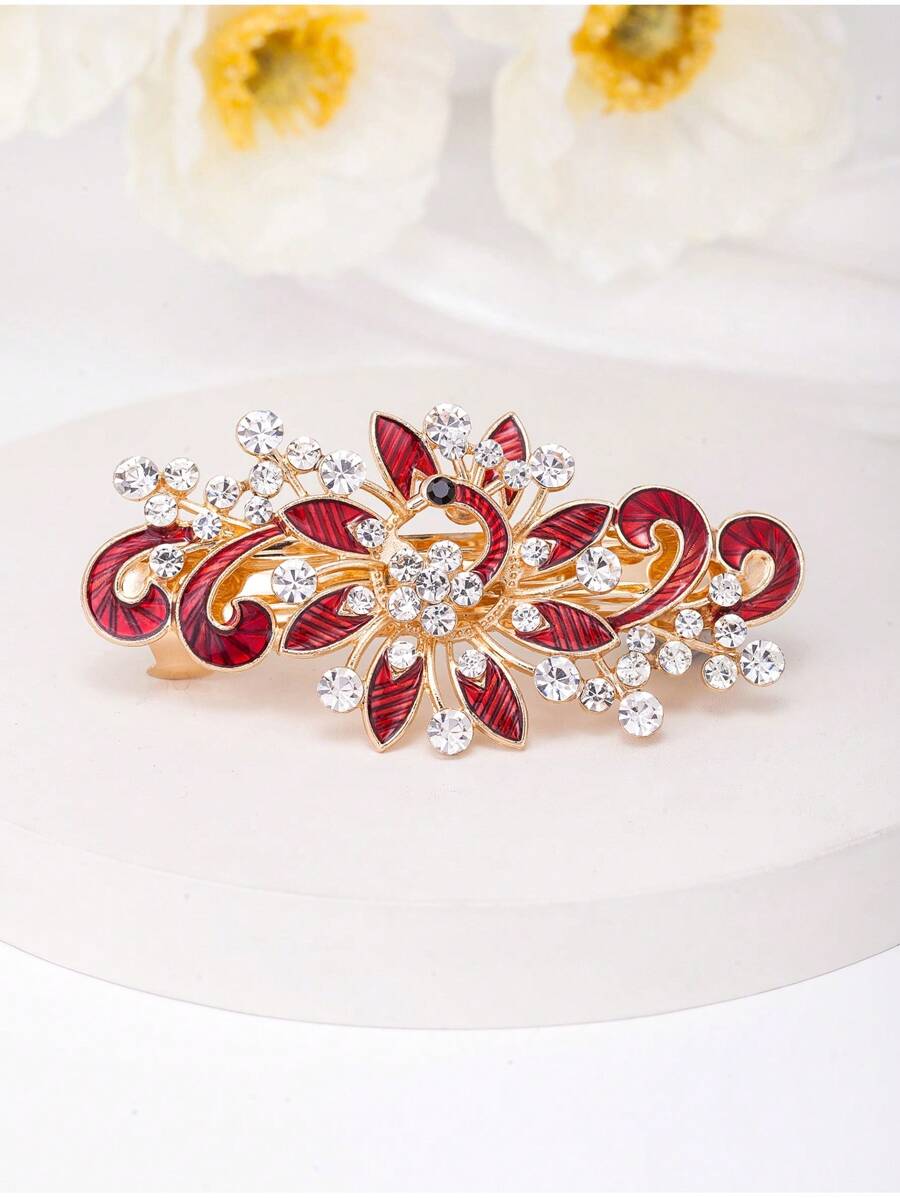 Women's Large Hair Clip, Spring Hairpin For Updo Hairstyles Boho, School Stuff