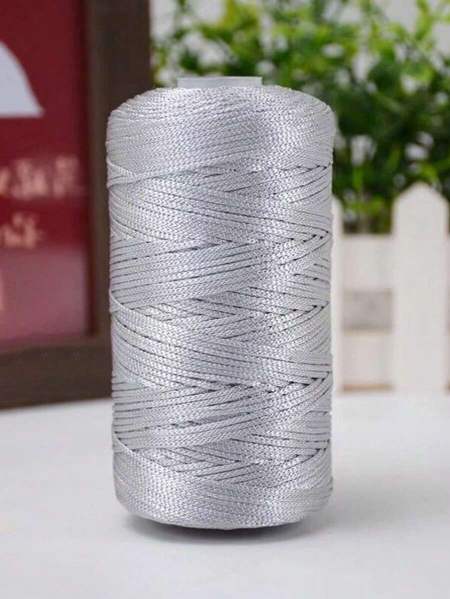 1.5mm Ice Ramie Silk Thread Medium Fine Hand Woven Summer Hat & Sun Hat & Shoes Diy Material, Crocheting, Hollow Core Thread