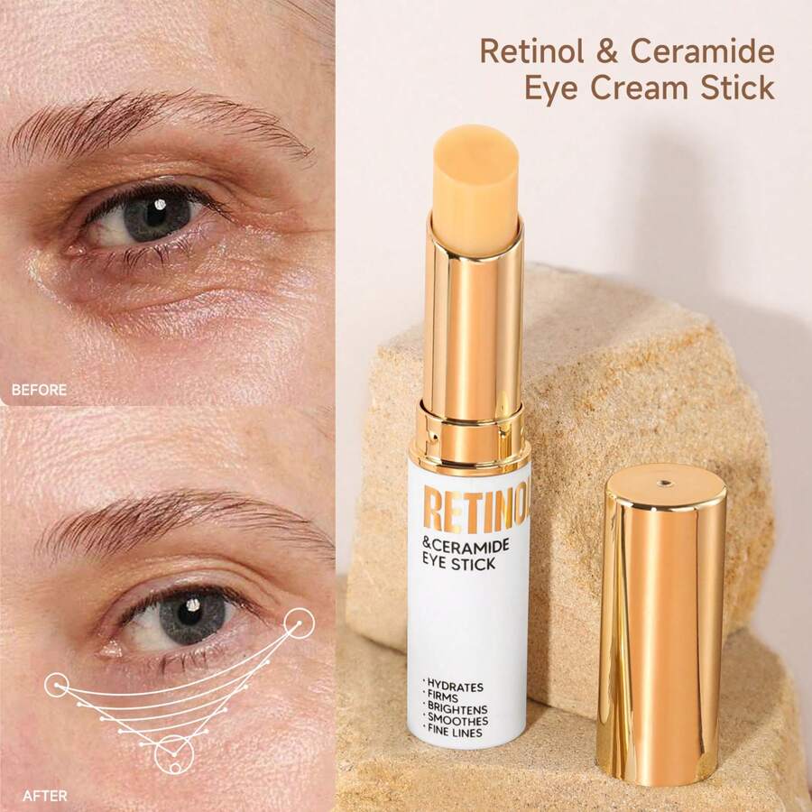 SHE LOVES El Stick Para Ojos Cuenta Con Retinol Y Niacinamida Anti-envejecimiento Para Combatir Las Señales De Envejecimiento Alrededor Del Área Delicada De Los Ojos. Con El Uso Continuo, Este Stick Para Ojos Múltiples Tareas, Anti-envejecimiento Y Reafirmante Ayuda A Mejorar La Apariencia De Líneas Finas Y Arrugas, Revelar Una Piel Más Firme Y Darle Brillo A Los Ojos Cansados Con Apariencia Fresca.