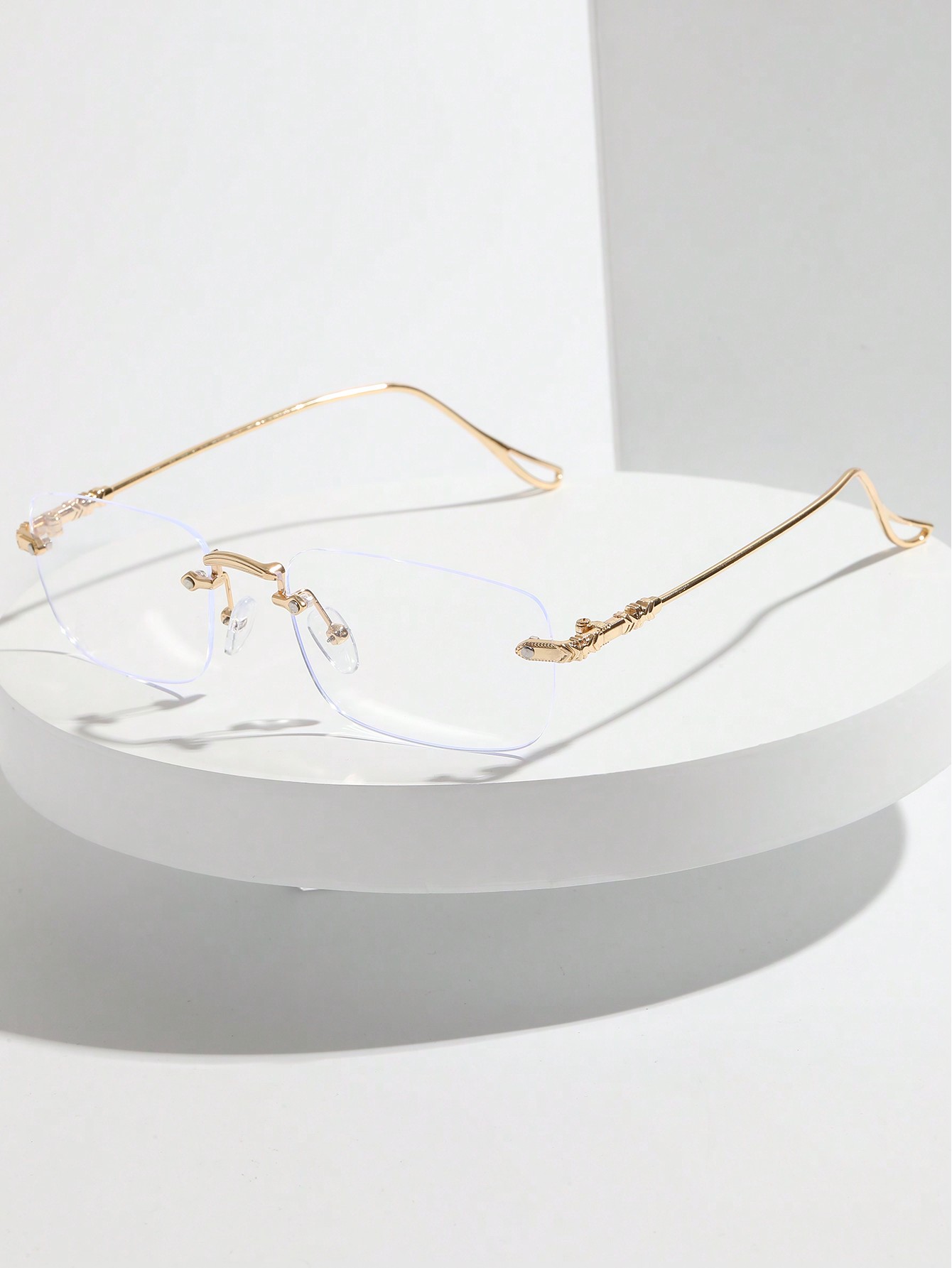 1pc Men's Blue Light Blocking Prescription Eyeglasses Without Frame