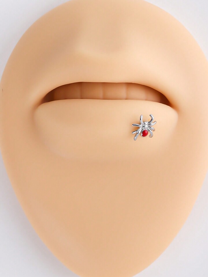 Spider on sale lip piercing