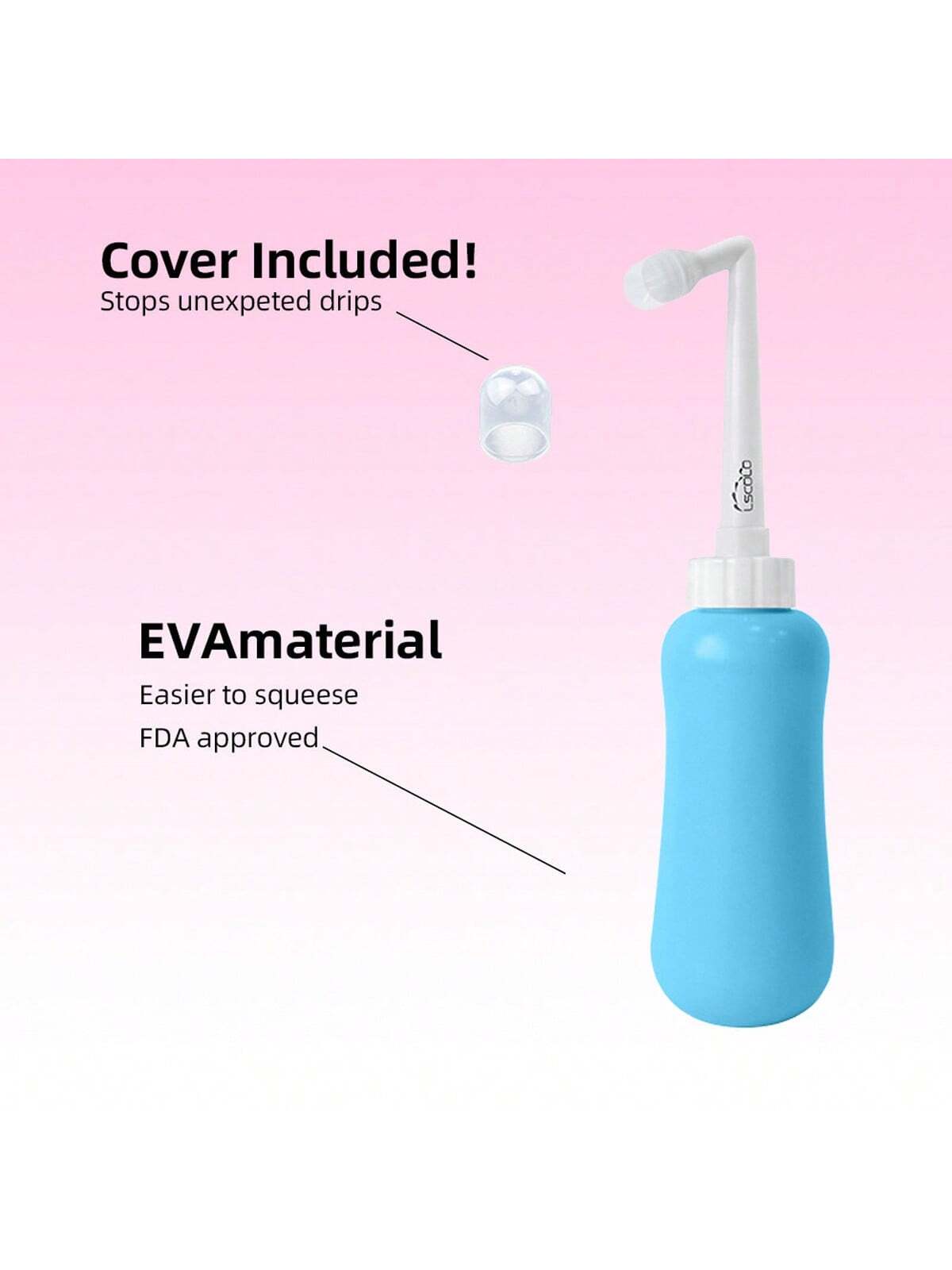 1pcs Blue Portable Bidet 15oz Peri Bottle 450ml Travel Bidets The