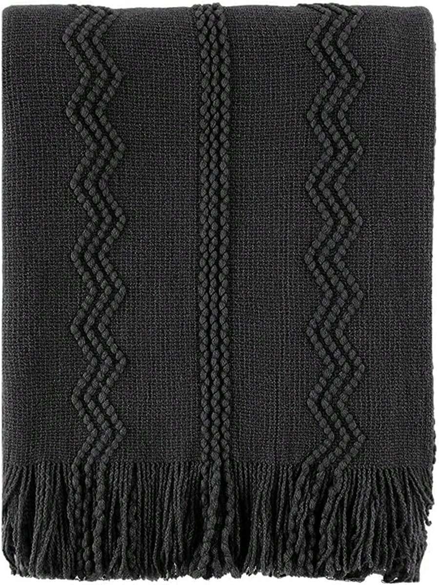 Luxury Home Decor Bed End Blanket, Sofa Knit Throw, Leisure Blanket
