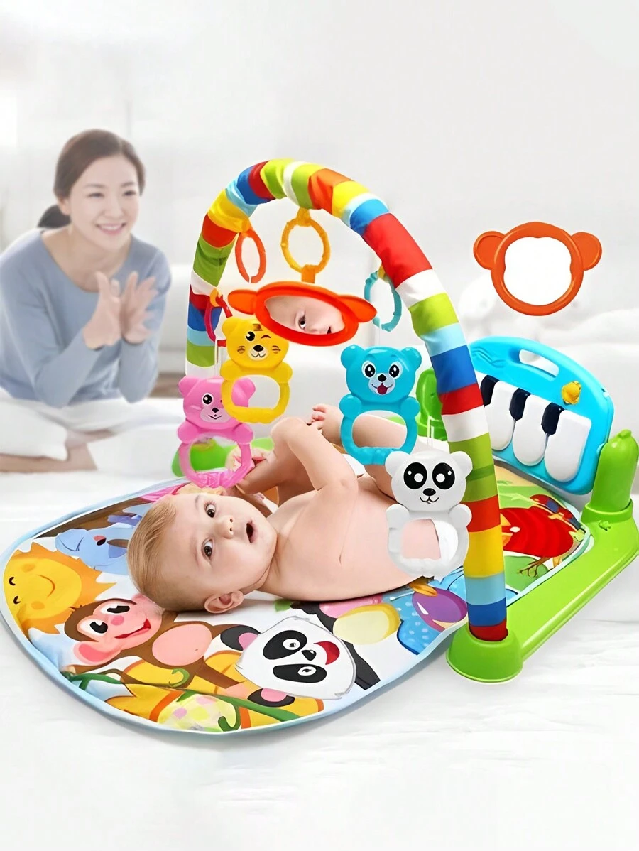 1 Pieza Gimnasio Juguete Alfombra Piano Soporte Multifuncional Musical Fitness Manta Tapete De Juegos Piano Pedales Para Bebés
