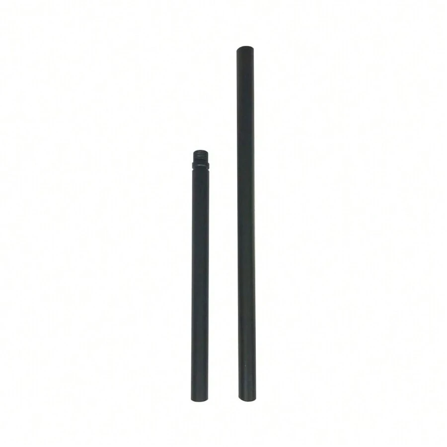 Chandelier Light Extension Poles Black Accessory Stem Kit Down Rod For Farmhouse Hanging Pendant Lamp (Black)