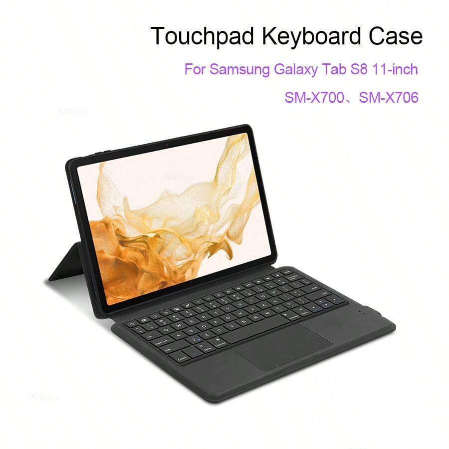 Keyboard Protective Case Compatible With Samsung Galaxy Tab S7 S8 11-Inch Tablet
