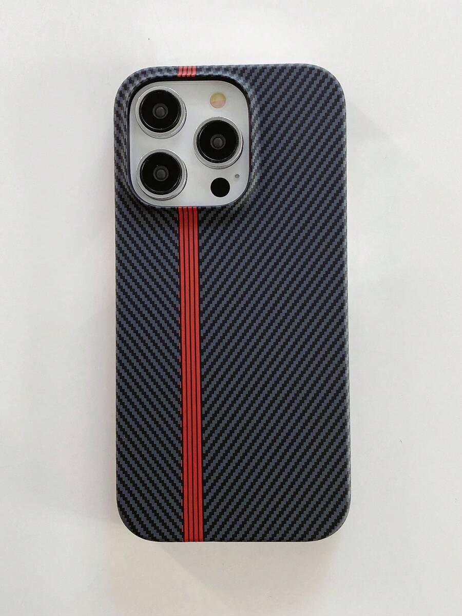 Fine Black Striped Phone Case Compatible With Apple Phones