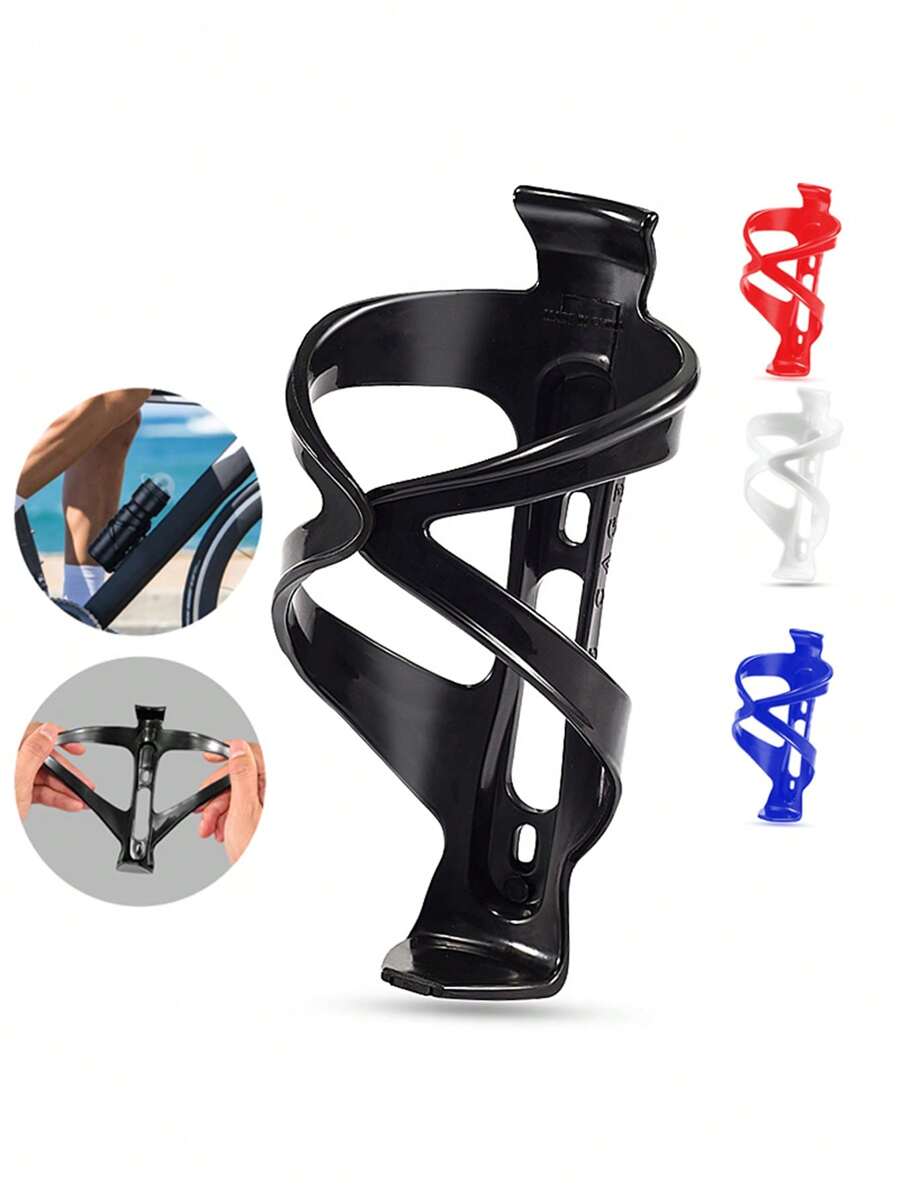 Portabotellas De Agua Para Bicicleta De Montaña, Bicicleta De Carretera, Con Material Plástico De Alta Elasticidad, 1 Ud.