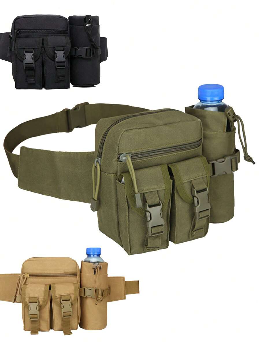 Bolsa de Cintura Fanny Pacote Masculina, Bolsa de Acampamento, Pesca, Viagem, Garrafa de Água, Esportes ao Ar Livre, Escalada, Cinto Masculino de Quadril, Brindes, Bolsa de Viagem, Bolsa a tiracolo, Bolsa de Quadril de Inverno, Bolsa de Ombro, Bolsa de Estudante, Grande Capacidade, Bolsa de Peito Multifuncional, Bolsa Lateral, Bolsa de Quadril