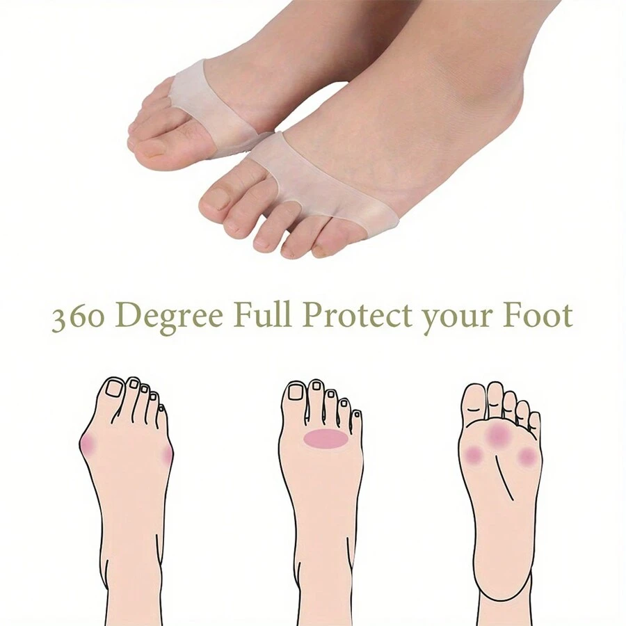 Forefoot Pad For High Heel Shoes, Prevent Painful Feet, Ultra Soft Honeycomb Breathable Non-slip Cushion Foot Protection
