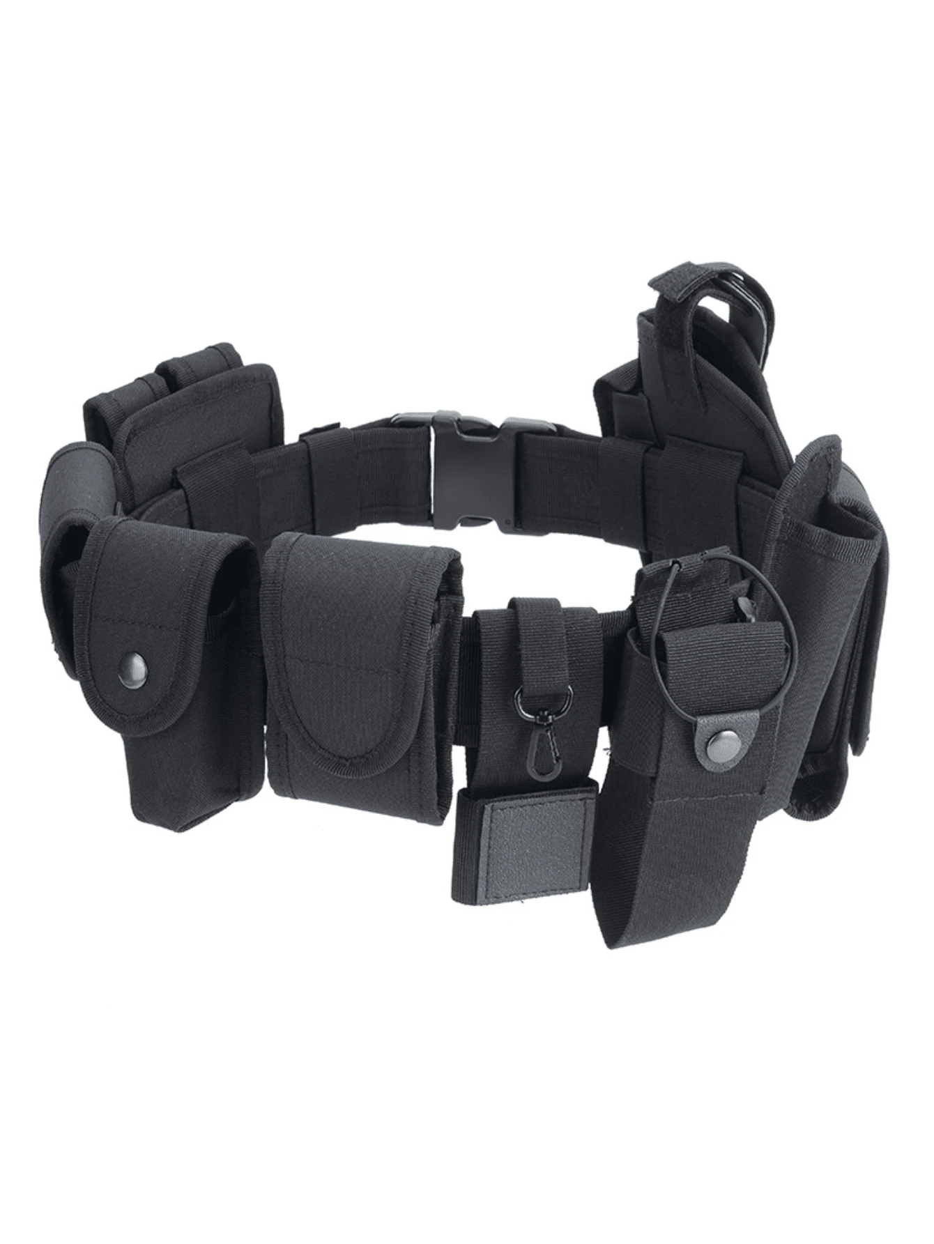 1pc Training Belt, 10-in-1 Duty Belt , Practical Modular Equipment System Nylon Safety Law Enforcement Belt, With Bag And Adjustable For 35-45 Inches, Black