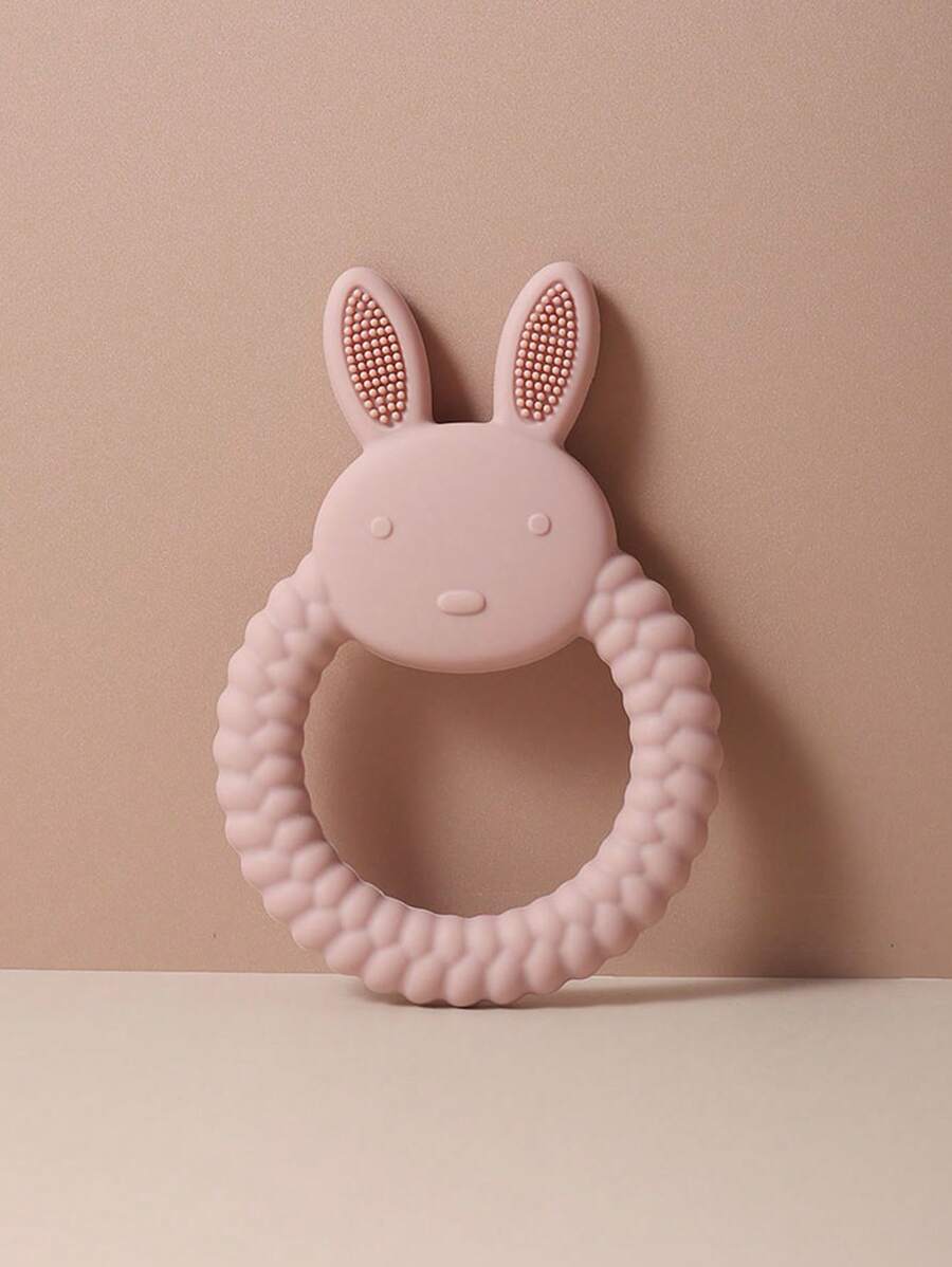 Dentizione Del Bambino Silicone Coniglio Silicone Giocattolo Per Calmare Il Dolore Dei Denti Del Bambino