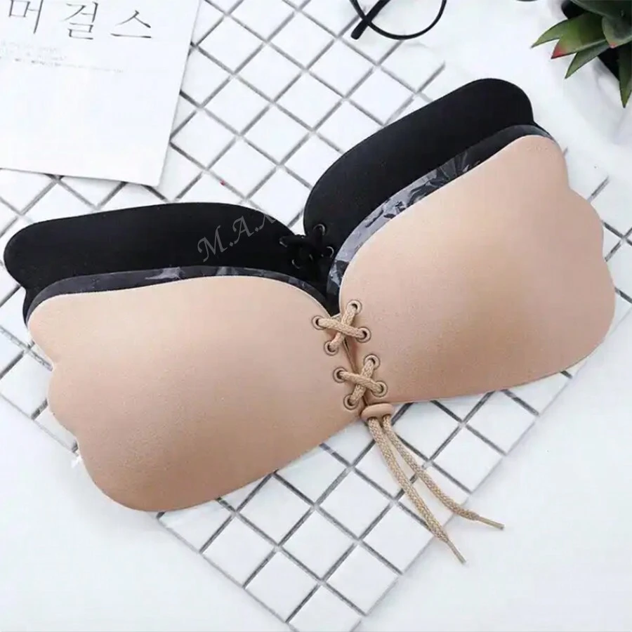 Brasier Invisible Push Up Strapples Adhesivo Levanta Busto