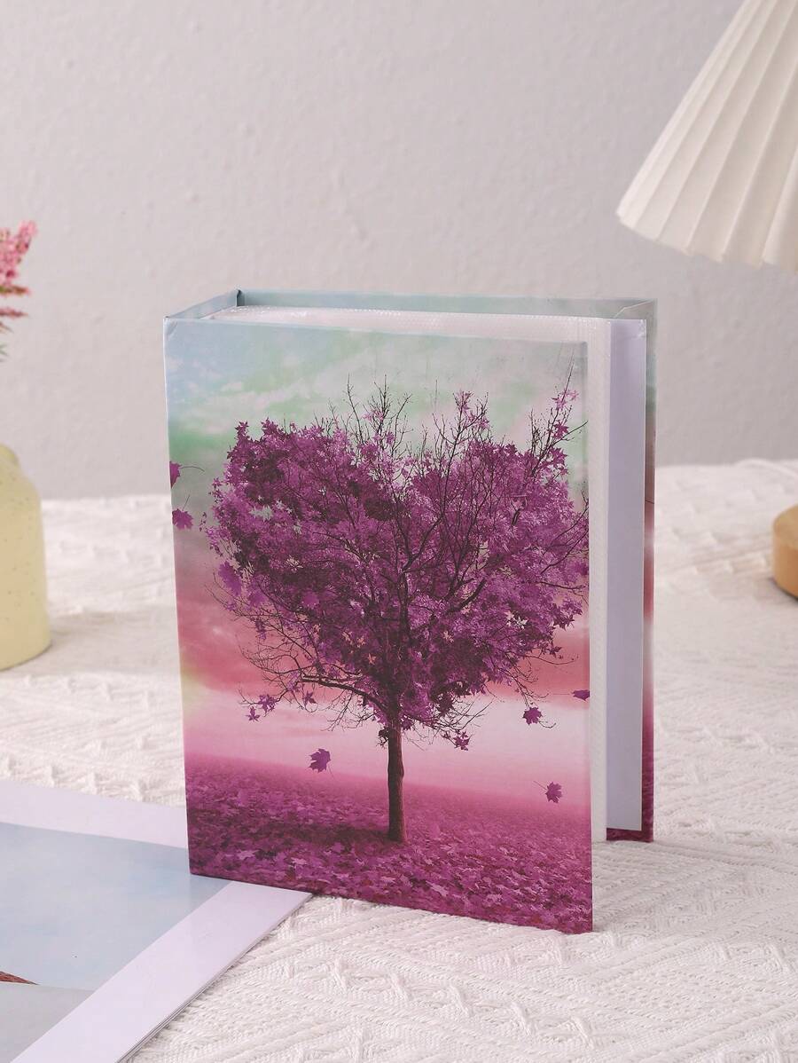 1 Stück 6-Zoll 100 Blatt 4R Fotoalbum in Herzform, im frischen Stil, für Mädchen und Frauen zum Schulbeginn