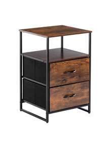 2 Drawers-Rustic Brown