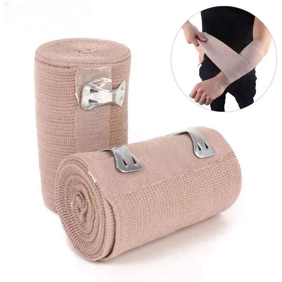 1pc Nude Color High Elastic Bandage Roll, 5cm (1.97in) Long, For Sports Protection And Compression Gym Accessories Gym Bandages Sports Tape