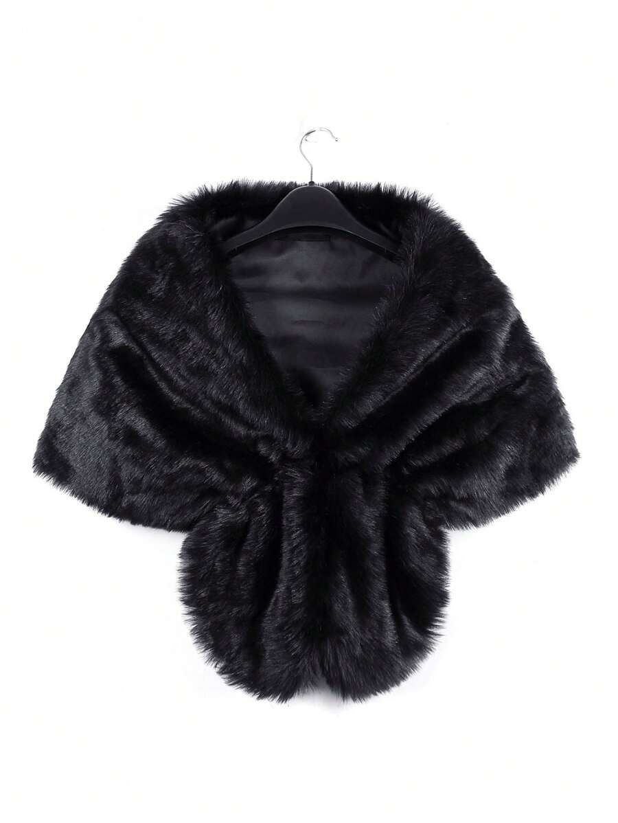 1 pieza Chal y envoltorio para mujer para vestidos de noche, chal de invierno para mujer, bufanda cálida, accesorios de moda para mujer