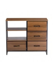 4 Drawers-Yellowish Brown