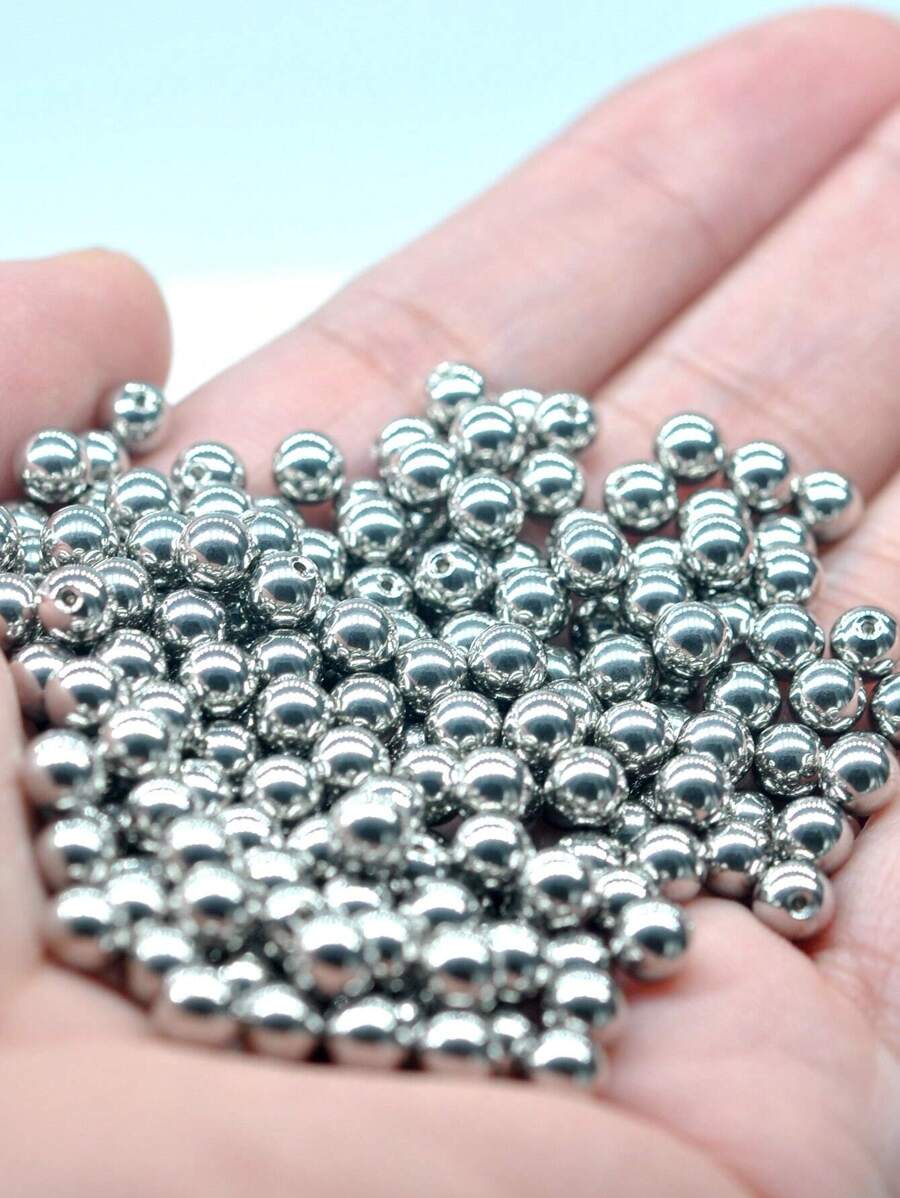 50pcs Replacement Ball & Barbell Tongue Ring Parts 14g 16g Stainless Steel Body Jewelry For Diy