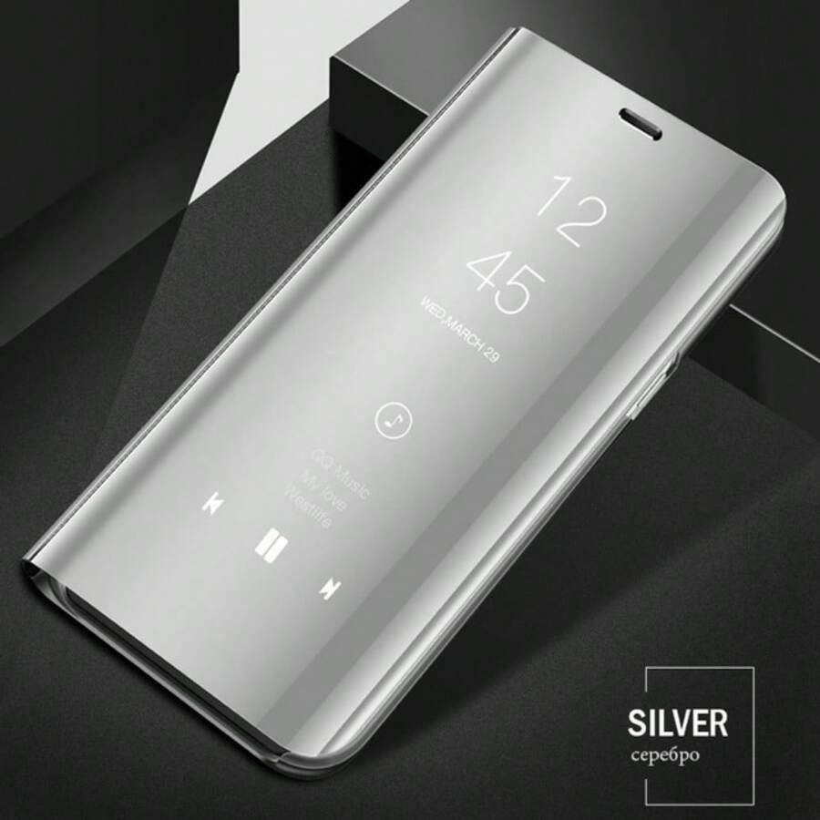 Étui à rabat miroir compatible avec Samsung Galaxy, compatible avec XiaoMi Redmi, compatible avec , ultra couverture