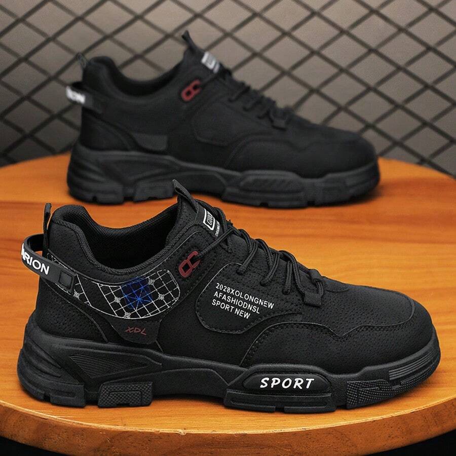 Fashionable, Comfortable, Slip-resistant And Wear-resistant High-top Casual Work Shoes