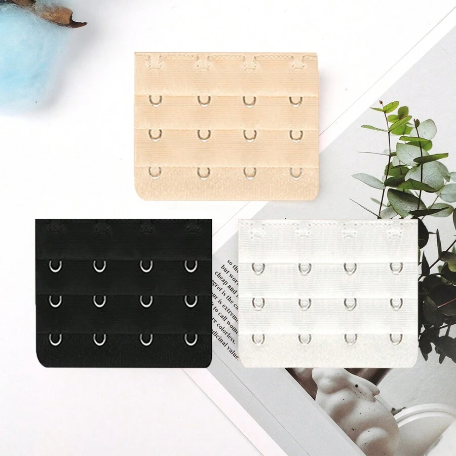 Bra Button 3 Rows 4 Buttons Back Bra Buckle Extension Buckle Connecting Buckle Accessories