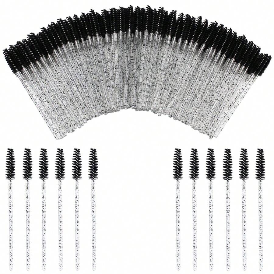 100 Piezas Cepillo Desechable De Pestañas, Varitas De Máscara, Para Extensión De Pestañas, Máscara, Cepillo De Cristal Para Cejas, Herramienta De Cosméticos De Espátula,pinceles de maquillaje brochas para maquillaje cepillo maquillaje pincel maquillaje pinceles para maquillaje brochas maquillaje pinceles maquillaje cepillo maquillaje