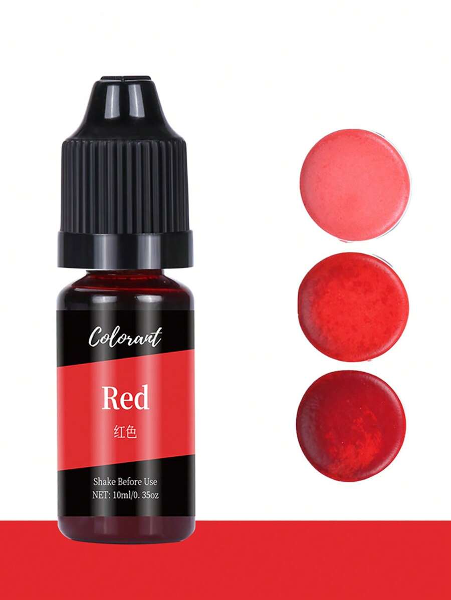 10ml/Bottle Epoxy Resin Pigments 24 Colors Candle Dye Colorant DIY Soy Wax Beeswax Aromath Soap Colorant Handmade Craft Making Supplies