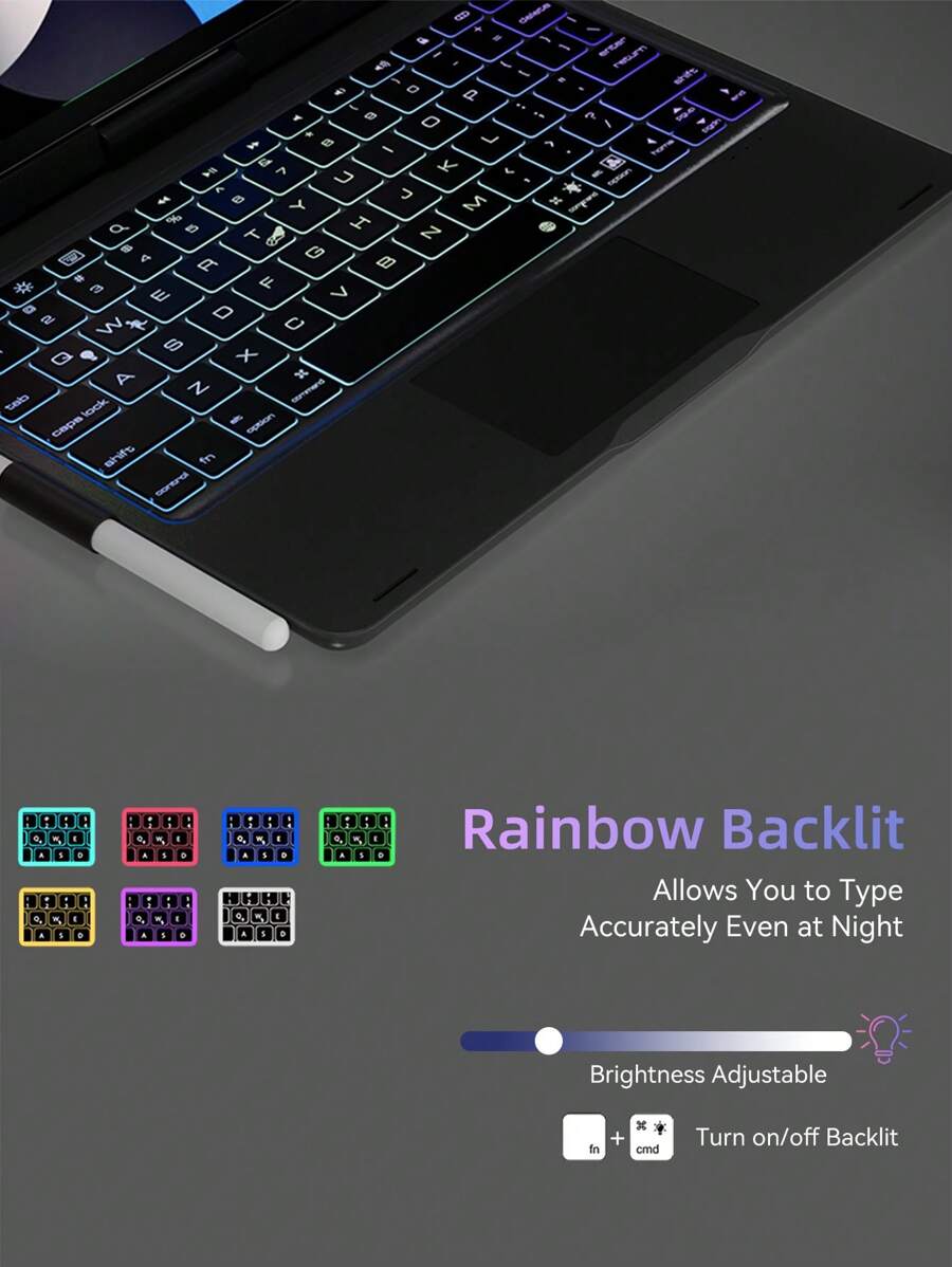 For iPad 10.2 Magic Keyboard For iPad Pro 11 Air 5 4 10.9 Air 3 Pro 10.