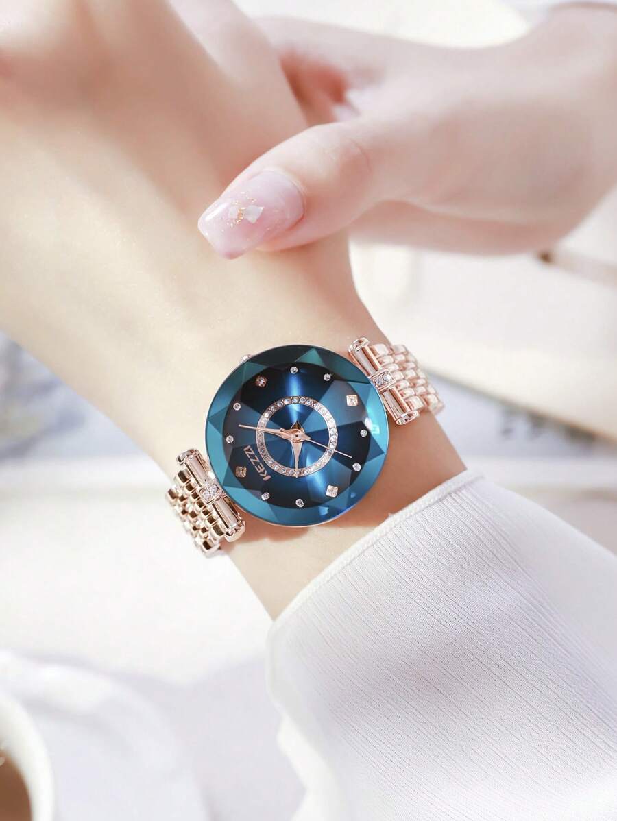 KEZZI 1pc Kezzi Elegant Luxury Alloy Band Fashion Watch