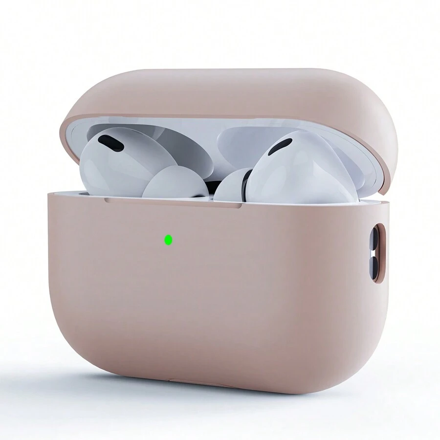 1pc Ultrathin 0.8mm Silicone Protective Case, Seamless Mobile Feel, Suitable For All AirPods Models