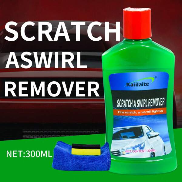 Car Scratch Repair And Waxing Set With Polishing Compound For Car Body