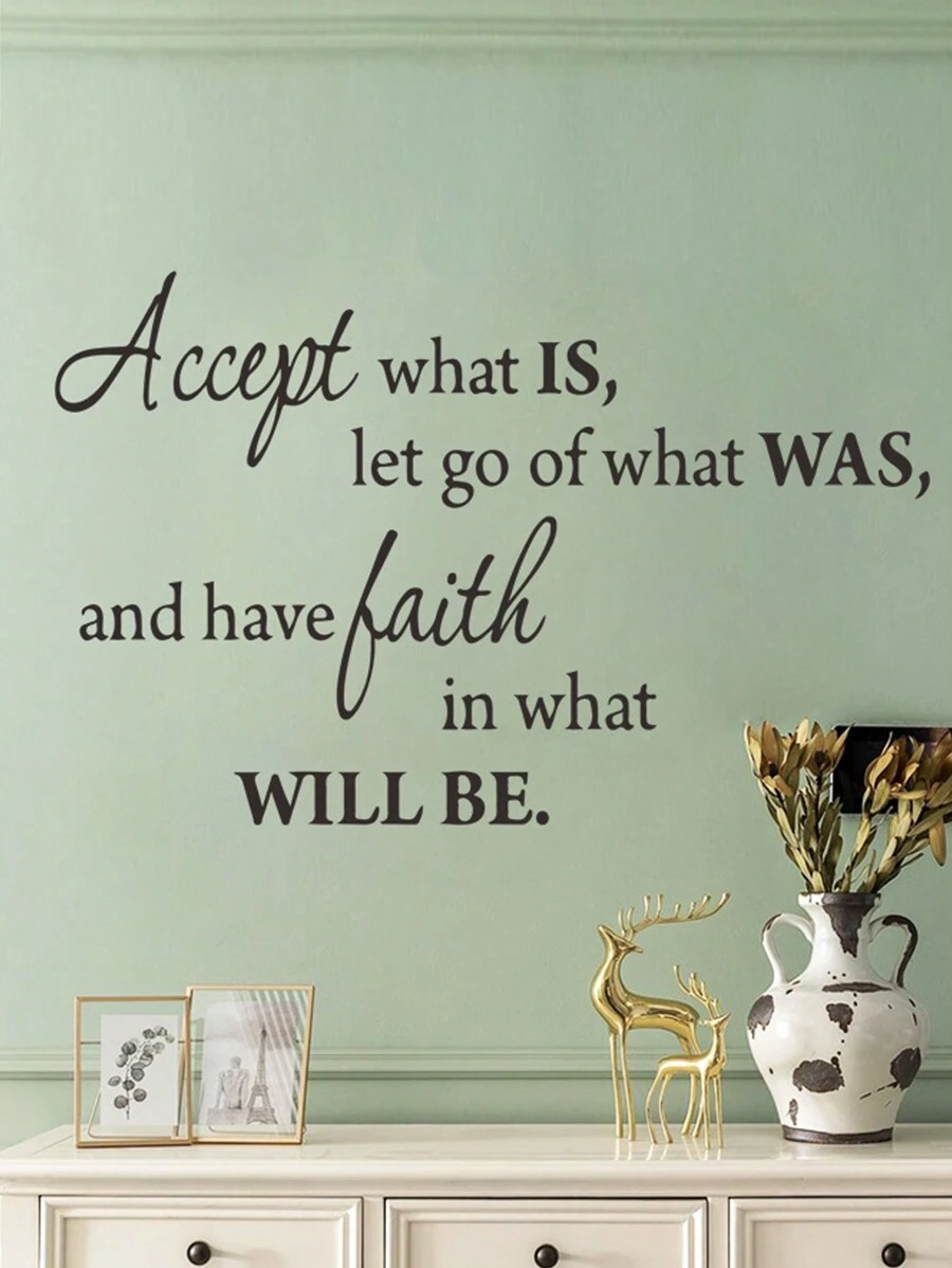 mama look 1pc Inspirational English Slogan Home Decoration Self-Adhesive Diy Wall Sticker, Stickers, Wall Decal, Vinyl Decal For Home Decorations, Spring Decoration Items Refresh Your Home, Festival Decoration Stickers Gifts Birthday Graduation