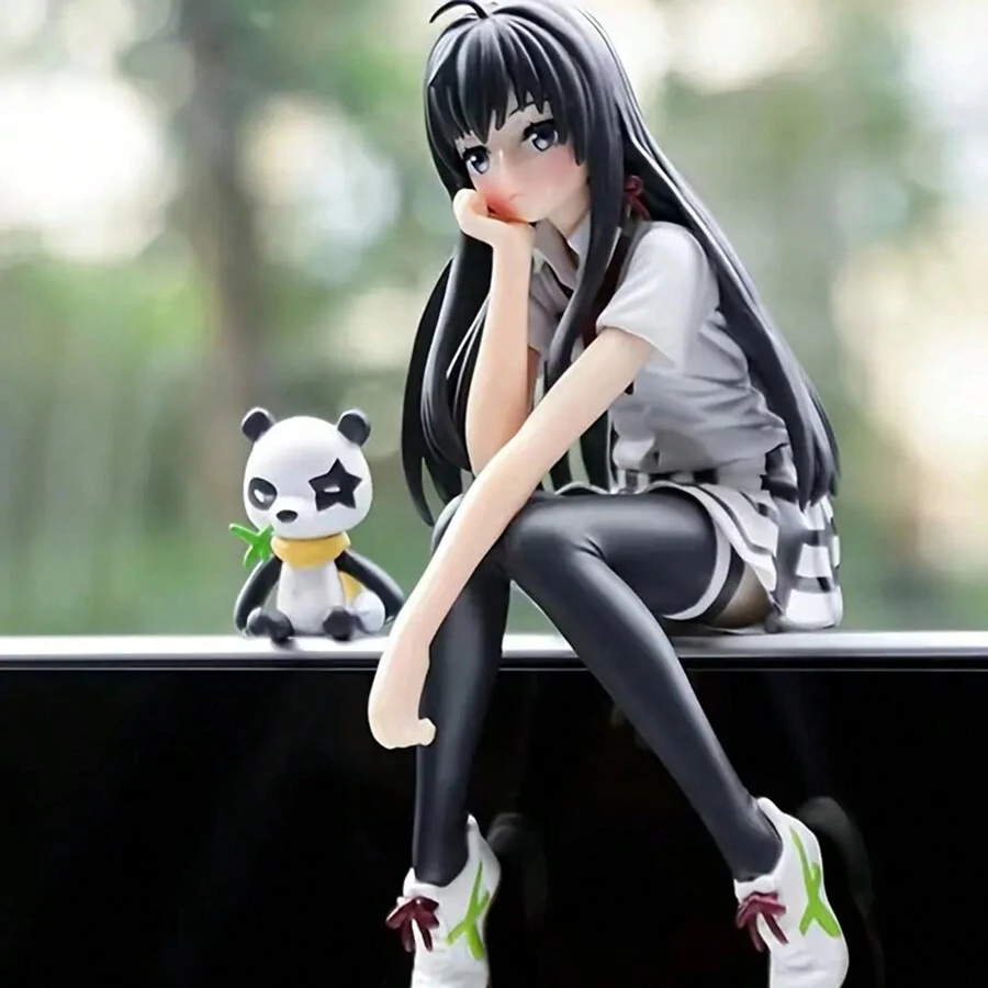 1pc Anime Model Sitting Posture Ornament For My Youth Romantic Comedy Is Wrong, As I Expected, Bsd Cosplay, Anime Figure Pink, Death Note