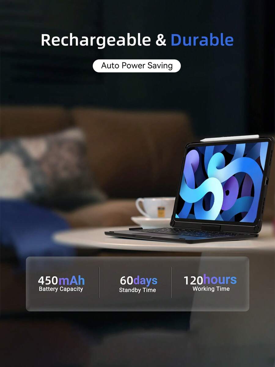 For iPad 10.2 Magic Keyboard For iPad Pro 11 Air 5 4 10.9 Air 3 Pro 10.