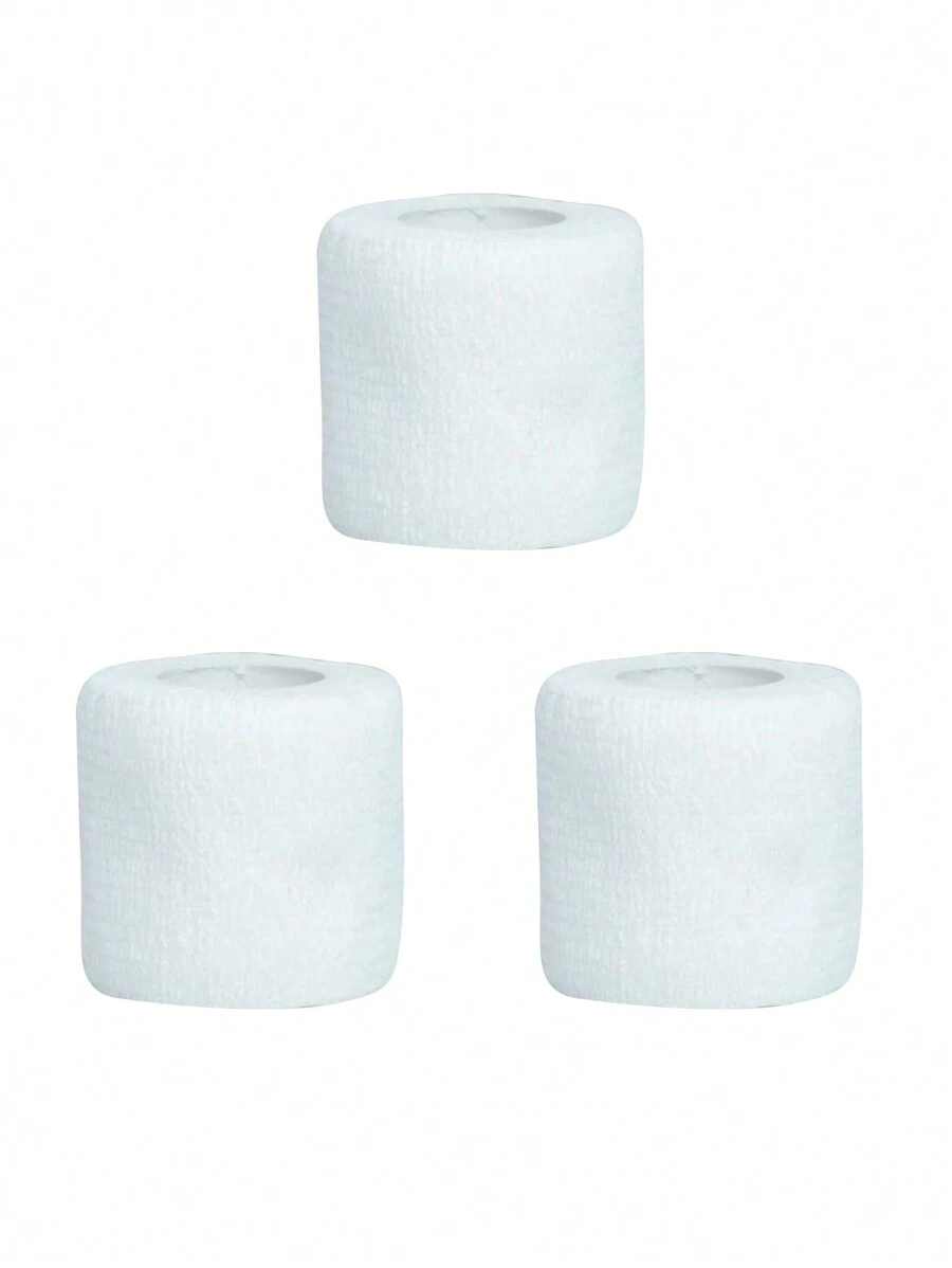 3pcs Elastic Self-Adhesive Bandage For Sports, Compression Tape For Wrist, Finger, Knee, Ankle, Foot, Hand, Basketball, Football Gym Accessories Gym Bandages Sports Tape