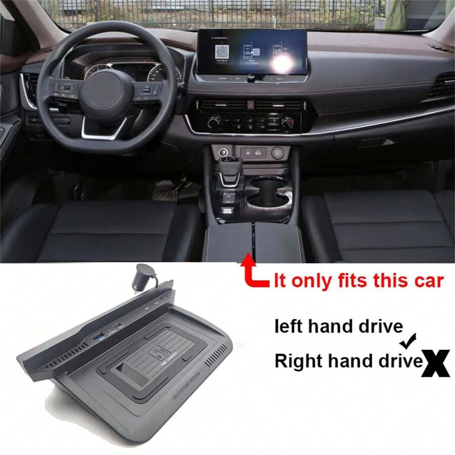 Vtear 15w Qi Wireless Car Charger For Nissan Xtrail Xtrail T33 2022