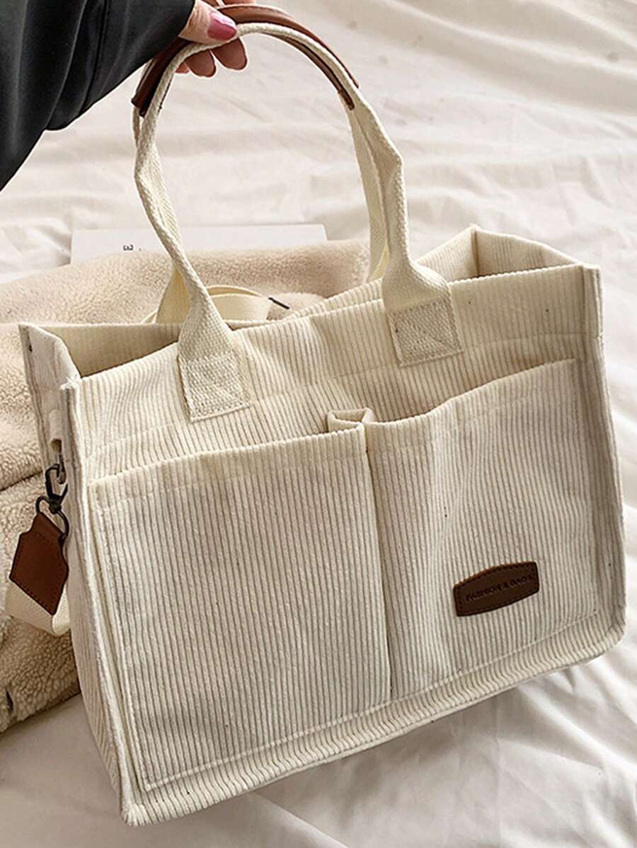 Bolsa Grande De Fin De Semana Para Mujer, Bolso De Lona Lavable De Gran Capacidad, Maletín, Maleta De Viaje, Bolso De Mensajero, Bolso De Mano, Bolsa De Hombro Grande, Bolsas De Negocios Casuales Para Computadora Portátil Con Múltiples Compartimentos Y Bolsillos.