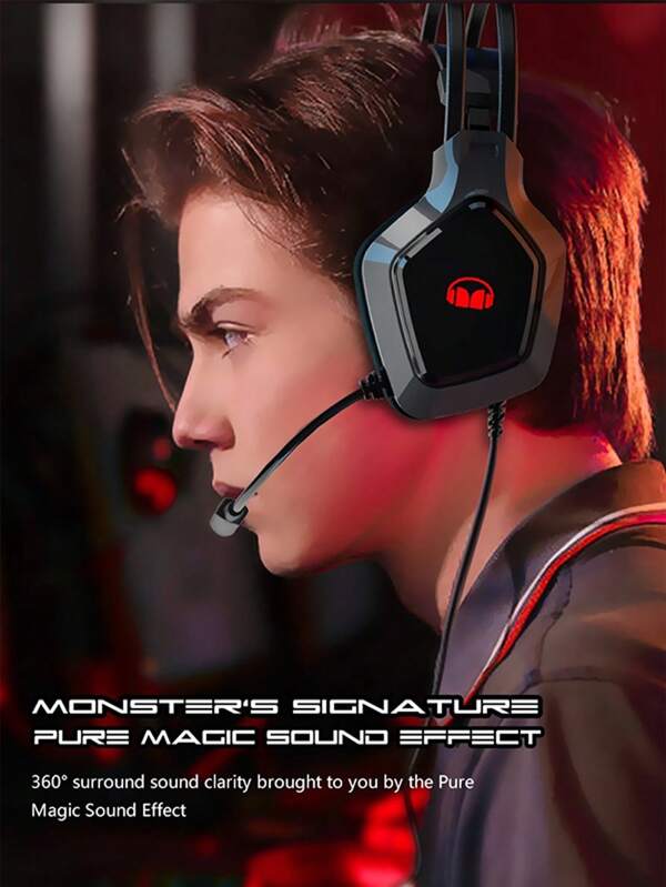 Monster N1s Wired Headset With Adjustable And Extendable Microphone ...