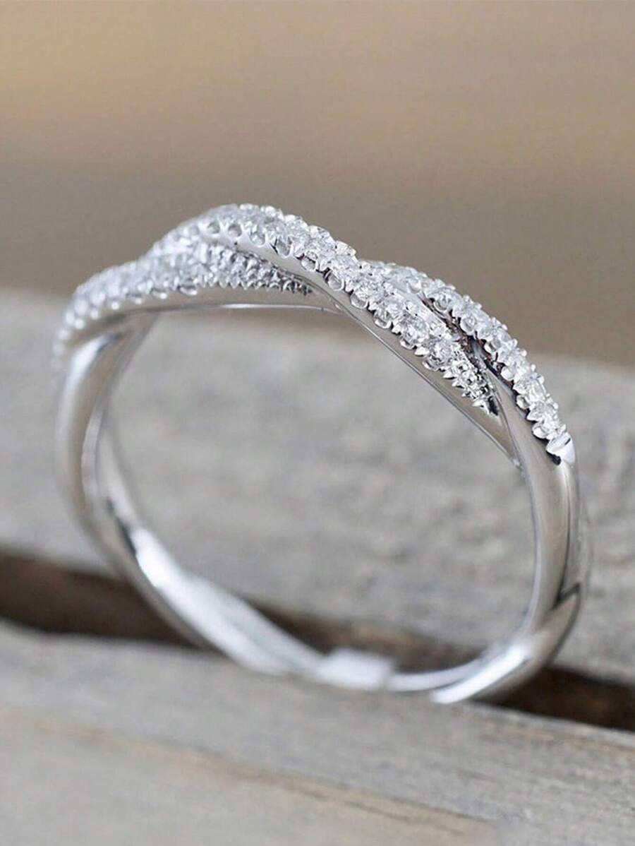 1 Pezzo Anelli In Zirconia Cubica Stupendi Per Bambine, Come Regalo Di Compleanno Per Feste Gioielli Decoration Quotidiani
