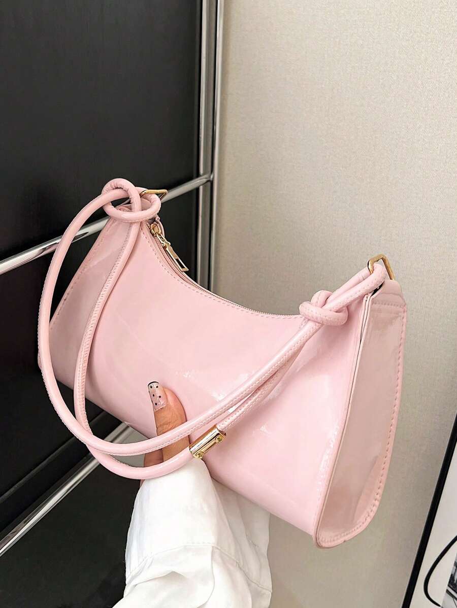 Bolsa sólida transparente de color jalea con correa para el hombro, impermeable, a prueba de arena, bolsa transparente para deportes de playa, picnic, merienda y bolso transparente para mujeres