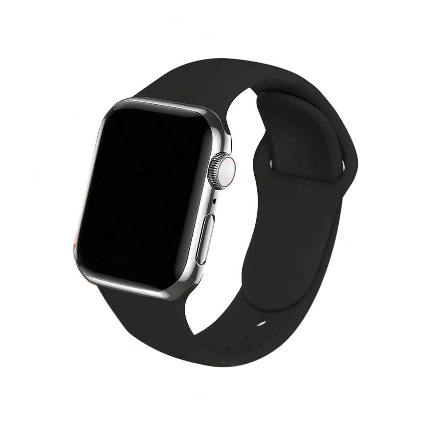 Sport Band Compatible With Apple Watch Band 38mm 40mm 41mm 42mm 44mm 45mm 46mm 49mm For Women Men, Plastic Soft Silicone Strap Compatible With Apple Watch Series 10 9 8 7 6 5 4 3 2 1 Ultra SE
